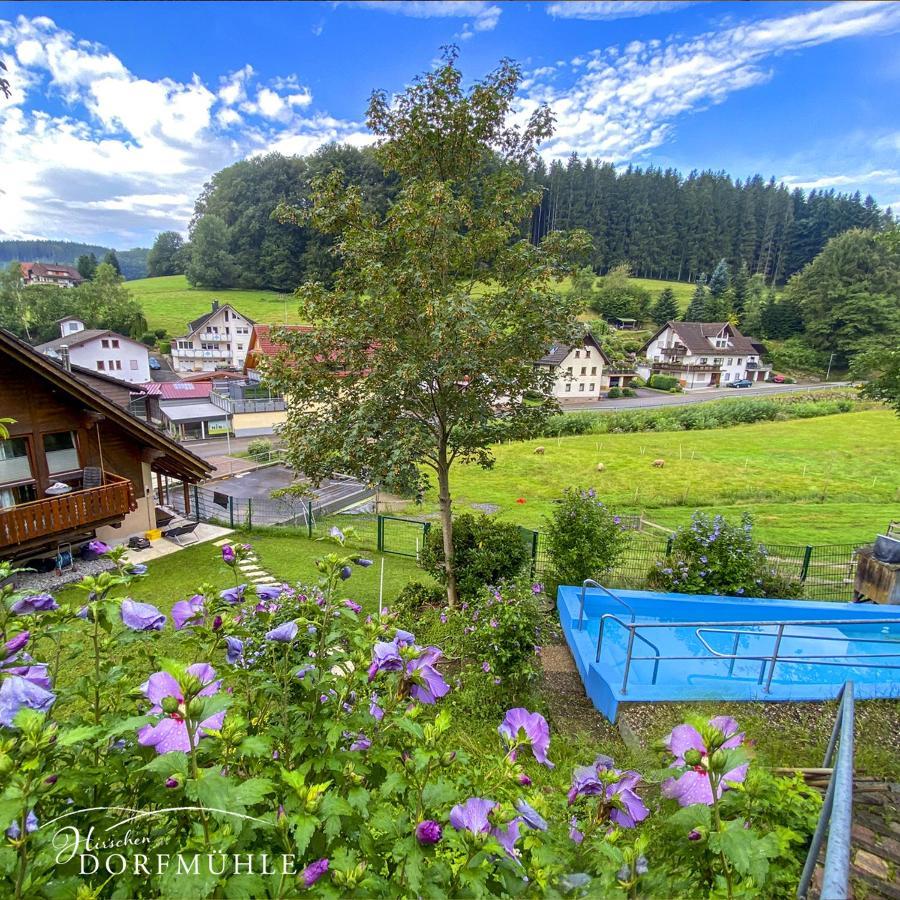 Hirschen-Dorfmuehle Biederbach Exterior foto